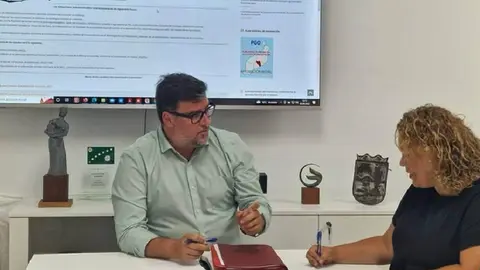 Foto El alcalde Isidro Pérez y la concejala Marlene Romero