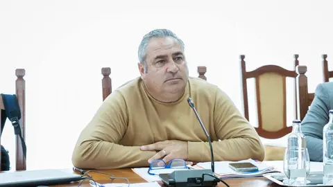 Ángel Vázquez este viernes en el pleno del Cabildo.