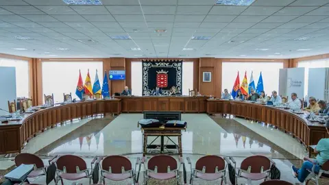 Pleno Cabildo con la ausencia de la oposición.