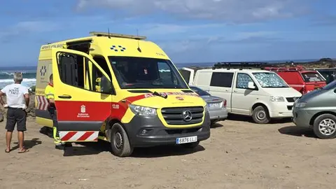 Imagen del lugar en el que se ha producido el fallecimiento del bañista