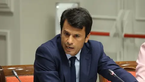 Marcos Bergaz (PSOE) en el parlamento 