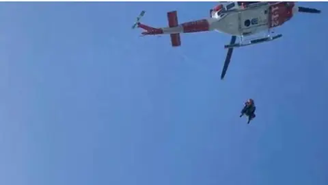 Imagen de archivo de otro rescate similar en la misma zona.