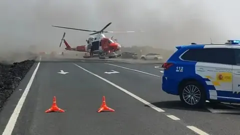 Imagen de archivo de una acción similar en la costa de Lanzarote.