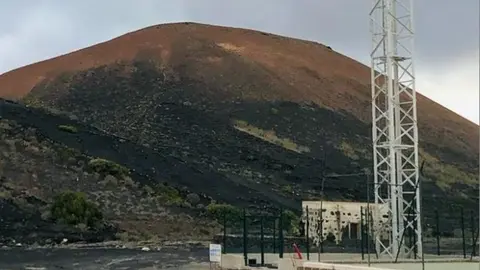 Imagen de la polémica antena.