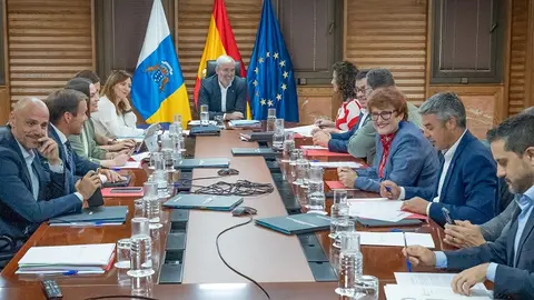 Imagen del encuentro del Consejo de Gobierno de este lunes.