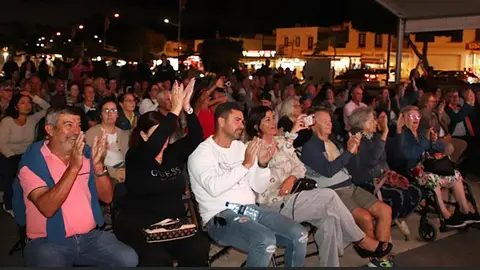 El público se lo pasó en grande durante el evento.