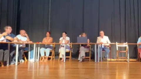 Imagen de un pleno celebrado en Tinajo. 