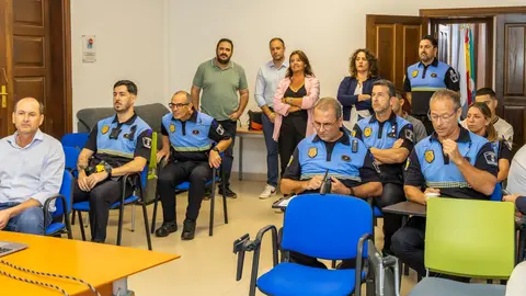 Agentes de la Policía Local de Teguise.