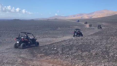 Buggies en Yaiza.