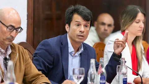 Marcos Bergaz (PSOE) en pleno Teguise.
