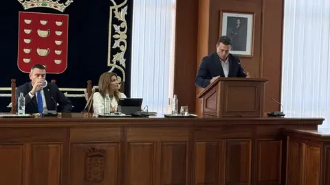 Óscar Noda durante su intervención.