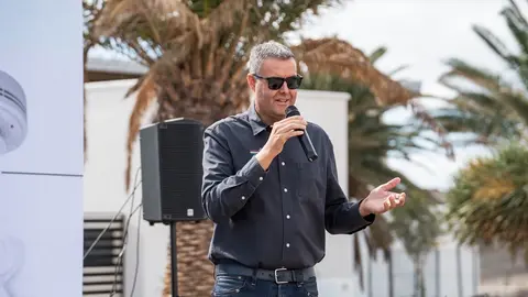 El consejero del Área durante la presentación de las jornadas.