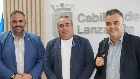Samuel Martín, Ángel Vázquez y Armando Santana.