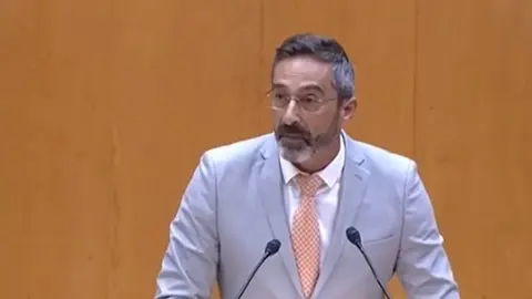 Pedro San Ginés en el Senado.