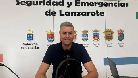 Francisco Aparicio, consejero de Seguridad y Emergencias del Cabildo de Lanzarote y presidente del Consorcio de Seguridad y Emergencias de Lanzarote.