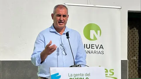 Luis Miguel Valiente, portavoz del comité local de NC en Yaiza