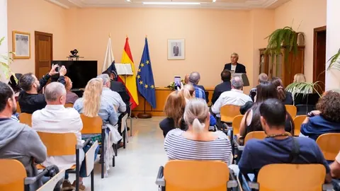 Asistentes de una de las actividades realizadas por la Dirección Insular y el Comisionado del programa España en Libertad.