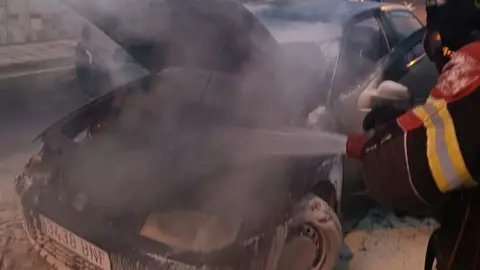 Estado en el que quedó el coche afectado.