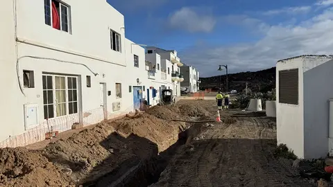 Imagen de la anhelada obra ya iniciada en El Golfo.