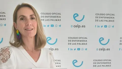Mar Fernández en un momento de la entrega.