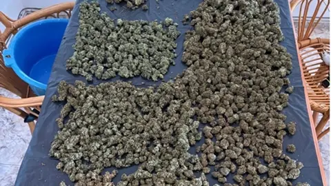 Droga incautada por la Policía Nacional.