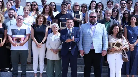 Oswaldo Betancort en el reconocimiento a las asociaciones del tercer sector.