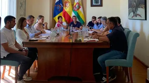 Pleno del Ayuntamiento de Haría.