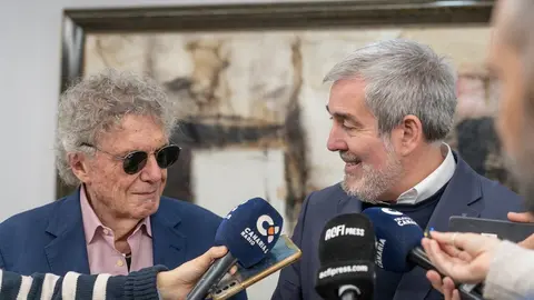 Braulio este jueves con Fernando Clavijo.