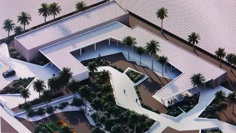 Infograf&iacute;a del centro del respiro familiar de Playa Blanca.