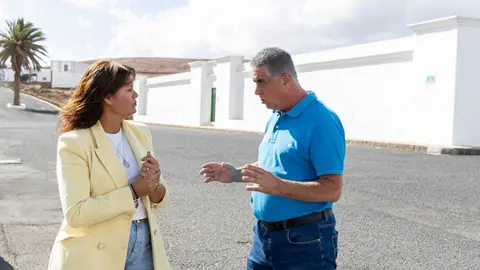 Olivia Duque y Eugenio Robayna.