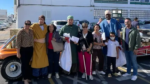 Pajes reales en su paso por los diferentes barrios de la capital.