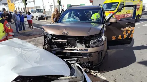 Imagen de c&oacute;mo quedaron los veh&iacute;culos.