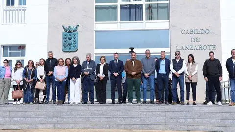 Minuto de silencio por la v&iacute;ctima de la violencia de g&eacute;nero.