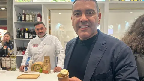 Oswaldo Betancort, presidente del Cabildo de Lanzarote, en Madrid Fusi&oacute;n.