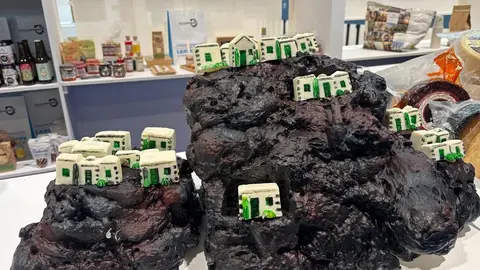 Postre de Adelia Canarias que representa a Lanzarote en Madrid Fusi&oacute;n.