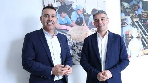 Oswaldo Betancort y Narvay Quintero tras la reuni&oacute;n.