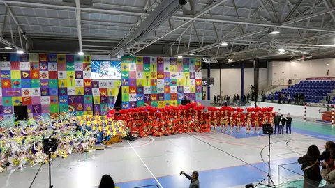 Guaracheros, Sur Caliente y Chimbay en el pabell&oacute;n municipal de T&iacute;as.