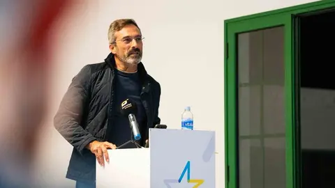 Pedro San Gin&eacute;s en un acto de Coalici&oacute;n Canaria