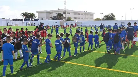 Actividad de escuelas deportivas en Arrecife.