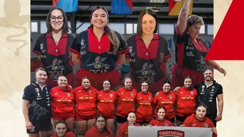 Luchadoras del Tinecheide.