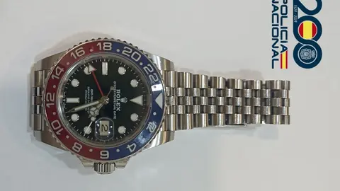 Reloj recuperado por la Polic&iacute;a Nacional.