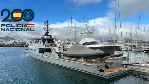 Yate en el que fueron sustra&iacute;dos los 75.000 euros.