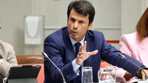 Marcos Bergaz (PSOE) en comisio&igrave;n parlamentaria.