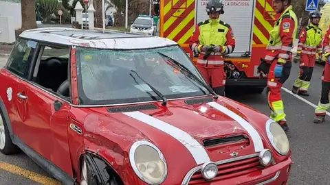 As&iacute; qued&oacute; el veh&iacute;culo tras el accidente