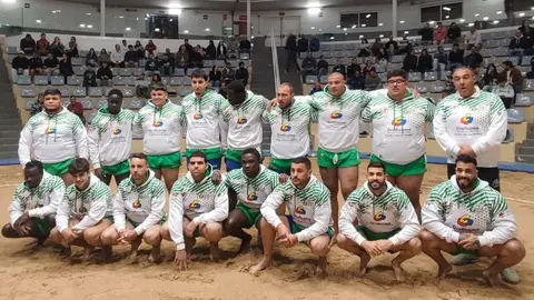 El equipo del San Bartolom&eacute; antes de la contienda