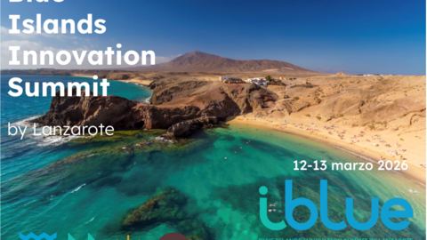 Cartel del Blue Islands Innovation Summit.