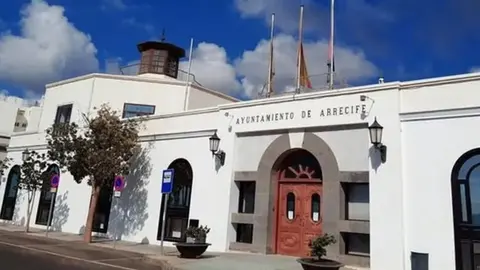 Fachada del Ayuntamiento de Arrecife.