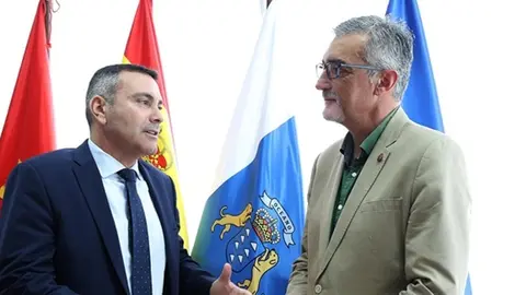 Oswaldo Betancort junto a Marci Acu&ntilde;a