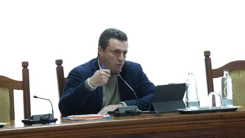 &Oacute;scar Noda durante el pleno de este jueves.