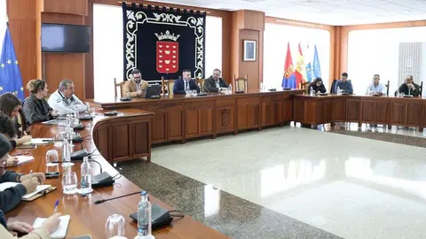 Imagen del encuentro que se produjo en el Cabildo